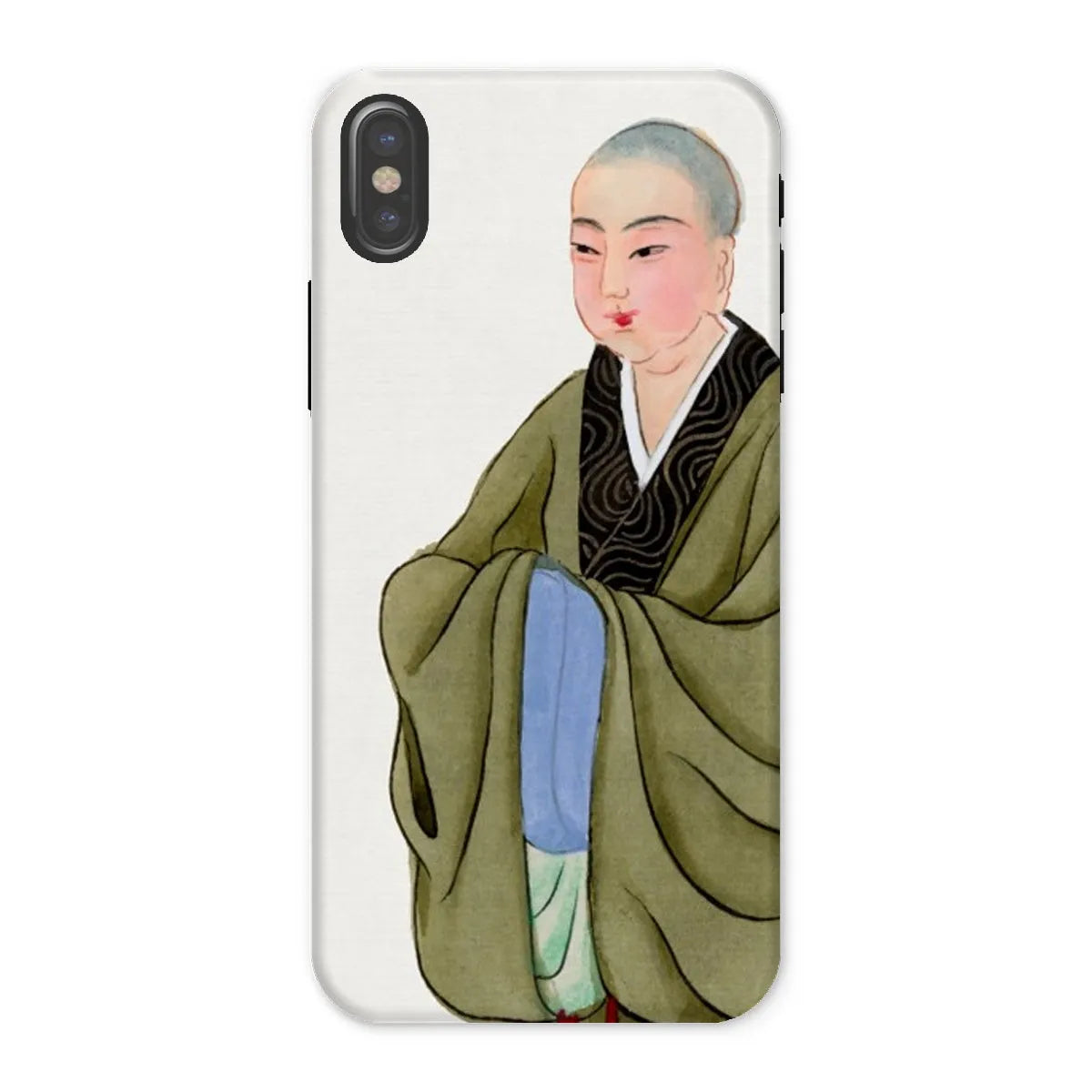 Buddhist Monk - Manchu Chinese Aesthetic Art Phone Case - Iphone x / Matte - Mobile Phone Cases - Aesthetic Art
