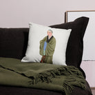 Buddhist Monk - Manchu Clothing Art Pillow Throw Pillows