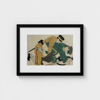 Buggering the Russian Art Print / Canvas Fevered Height, Russo-japanese War, Shunga Turns Prints