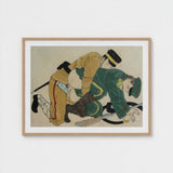 Buggering the Russian Art Print / Canvas Fevered Height, Russo-japanese War, Shunga Turns Prints