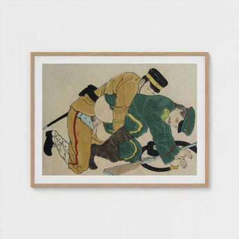 Buggering the Russian Art Print / Canvas Fevered Height, Russo-japanese War, Shunga Turns Prints