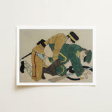 Buggering the Russian Art Print / Canvas Fevered Height, Russo-japanese War, Shunga Turns Prints