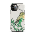 Bulbul and Rugosa - Numata Kashu Shūchō Gafu Iphone Case, 11 Pro / Tough Phone, Bird-themed Iphone Case