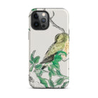 Bulbul and Rugosa - Numata Kashu Shūchō Gafu Iphone Case, 12 Pro Max / Tough Phone, Bird-themed Phone Case