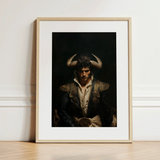 Bullish - Horny Gay Matador Art Print / Canvas, Gay Matador Art, Queer Power Incarnate, Myth Meets Masculinity