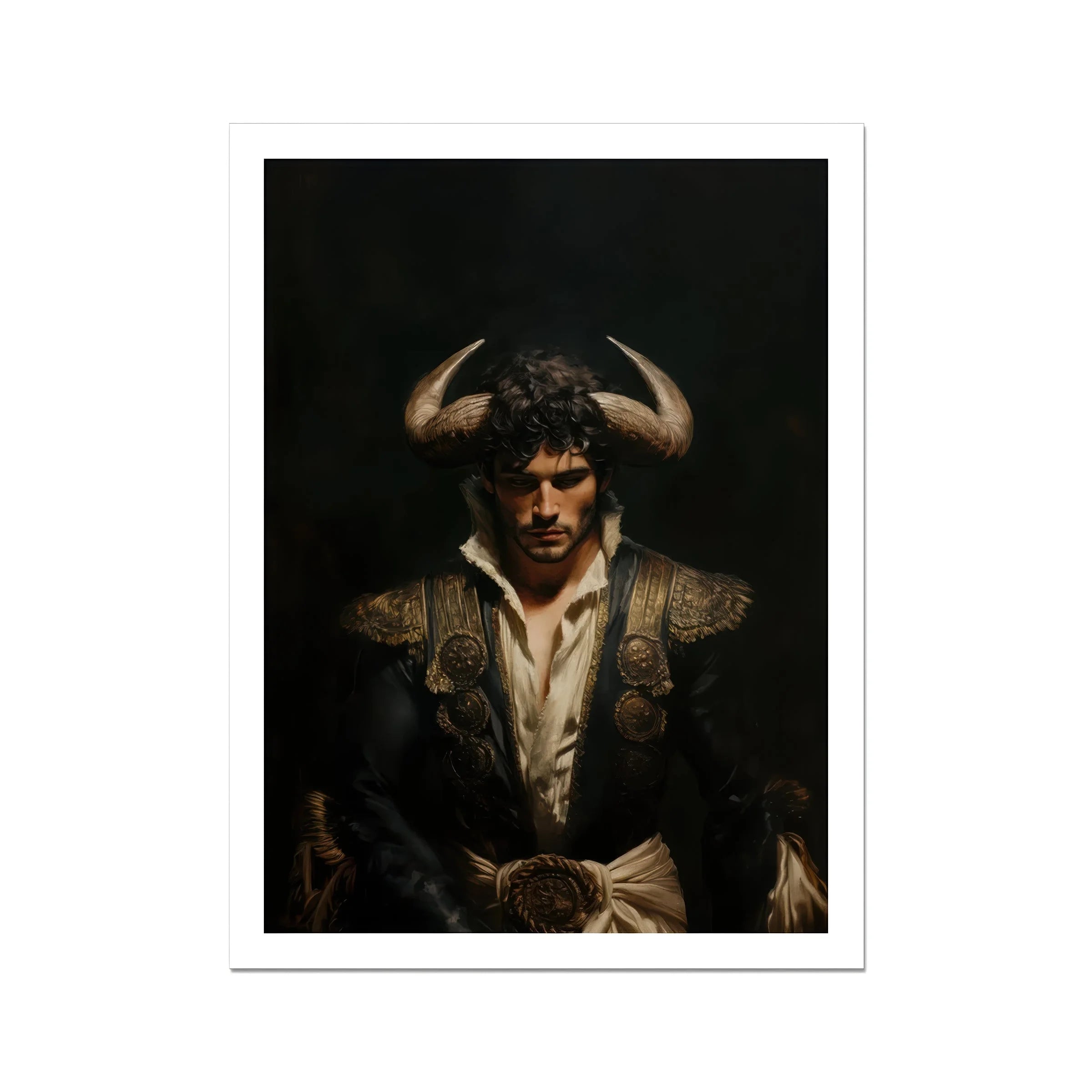 Bullish - Horny Gay Matador Art Print Posters Prints & Visual Artwork