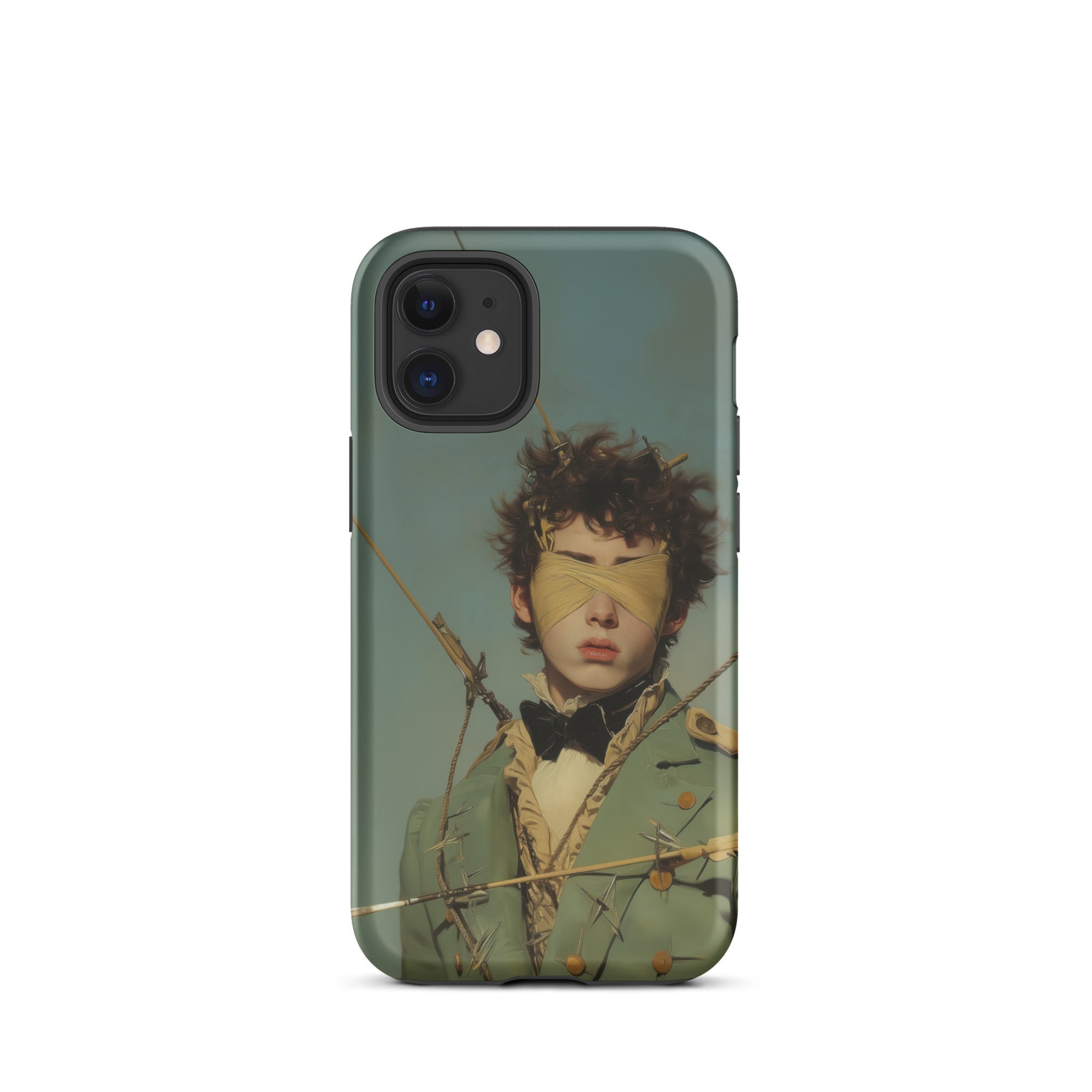 Bullseye Neo Baroque Gay Military Iphone Case, 12 Mini / Matte, Phone Case Blindfolded Person
