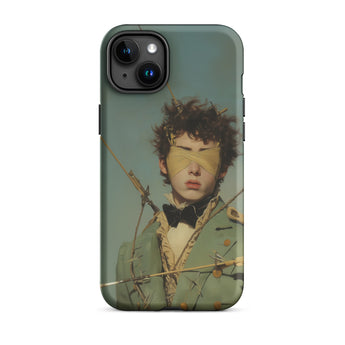 Bullseye - Neo-baroque Gay Military Iphone Case, 15 Plus / Matte, Iphone Case Portrait