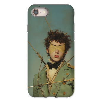 Bullseye - Neo-baroque Gay Military Iphone Case, 8 / Matte, Phone Case Blindfolded Boy