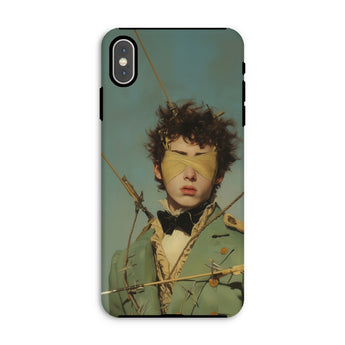 Bullseye - Neo-baroque Gay Military Iphone Case, Xs Max / Matte, Phone Case Blindfolded Boy