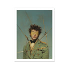 Bullseye Surreal 18th Century Gay Military Art Print, 20x30’’ / 51x76cm / Unframed, Surreal Portrait Blindfolded Person Green Jacket