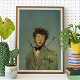 Bullseye - Surreal 18th Century Gay Military Art Print / Canvas Framed Portrait Blindfolded Person Saint Sebastian, Surreal Century, Gay