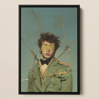 Bullseye - Surreal 18th Century Gay Military Art Print / Canvas, Saint Sebastian, Surreal 18th Century, Gay Military Art