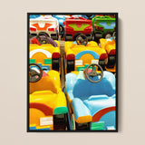 Bumper to Giclée Print / Canvas, 8×10’’ / 20x25cm / Black Frame, Posters Prints & Visual Artwork, Toby Leon