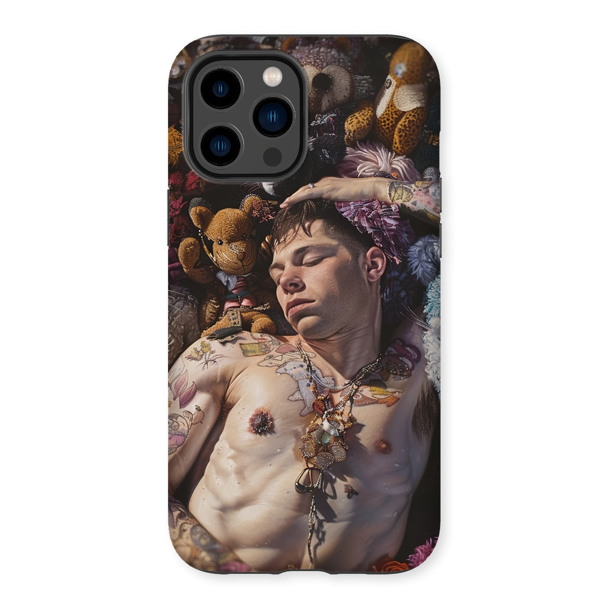 Bunked Twunk - Trashy Lowbrow Gay Punk Iphone Case - 14 Pro Max / Matte