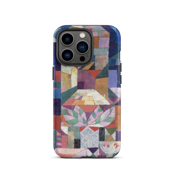 Burggarten - Paul Klee Phone Case Iphone 13 Pro / Matte Vibrant Geometric-patterned Phone Case Mosaic Design Bold Colors Paul Klee Iphone