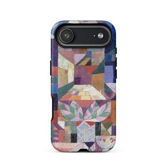 Burggarten - Paul Klee Phone Case Iphone 17 Air / Matte Vibrant Geometric-patterned Phone Case Mosaic Design Bold Colors Paul Klee Iphone