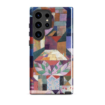 Burggarten - Paul Klee Phone Case Samsung Galaxy S24 Ultra / Matte Vibrant Geometric-patterned Phone Case Mosaic Design Bold Colors Paul