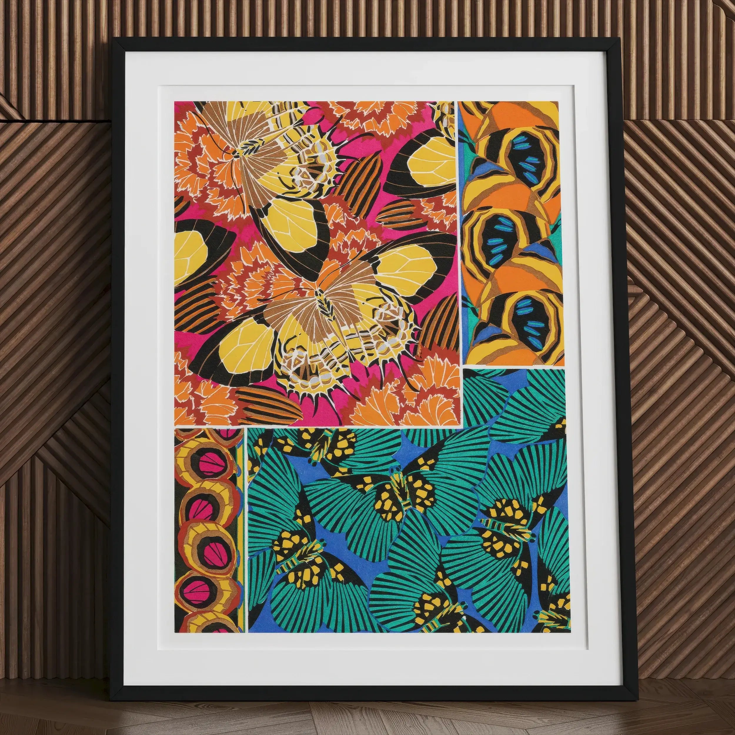 Butterflies - E.a. Seguy Pochoir Entomologist Art Print - Posters Prints & Visual Artwork - Aesthetic Art