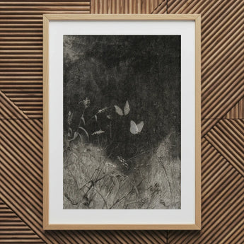 Butterflies - William Baxter Closson Art Print / Canvas, William Baxter Closson, Closson Art Print, Meadow Stems