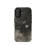 Butterflies - William Baxter Closson Phone Case Iphone 17 / Matte Black Phone Case Distressed Vintage-style Illustration Two Pale William