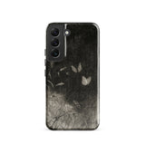 Butterflies - William Baxter Closson Phone Case Samsung Galaxy S22 / Gloss Black Phone Case Monochrome Illustration Butterflies Wild