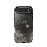 Butterflies - William Baxter Closson Phone Case Iphone 17 Air / Gloss Black Phone Case Monochrome Illustration Butterflies Wildflowers