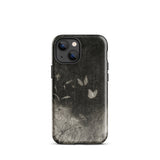 Butterflies - William Baxter Closson Phone Case Iphone 13 Mini / Gloss Black Phone Case Subtle Monochromatic Design Delicate Butterflies