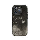 Butterflies - William Baxter Closson Phone Case Iphone 16 Pro / Matte Black Textured Phone Case Monochrome Illustration Butterflies