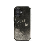 Butterflies - William Baxter Closson Phone Case Iphone 16 / Gloss Black Phone Case Vintage-style Illustration Butterflies Wild Grasses