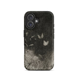 Butterflies - William Baxter Closson Phone Case Iphone 16 / Matte Black Phone Case Vintage-style Illustration Delicate White Butterflies