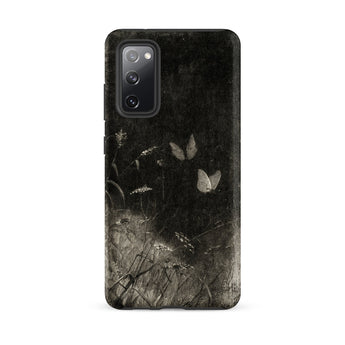 Butterflies - William Baxter Closson Phone Case Samsung Galaxy S20 Fe / Matte Black Phone Case Vintage-style Illustration Two Pale