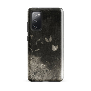 Butterflies - William Baxter Closson Phone Case Samsung Galaxy S20 Fe / Gloss Black Phone Case Vintage-style Illustration Two Pale