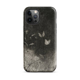 Butterflies - William Baxter Closson Phone Case Iphone 12 Pro Max / Gloss Black Phone Case Vintage-style Illustration Two Butterflies