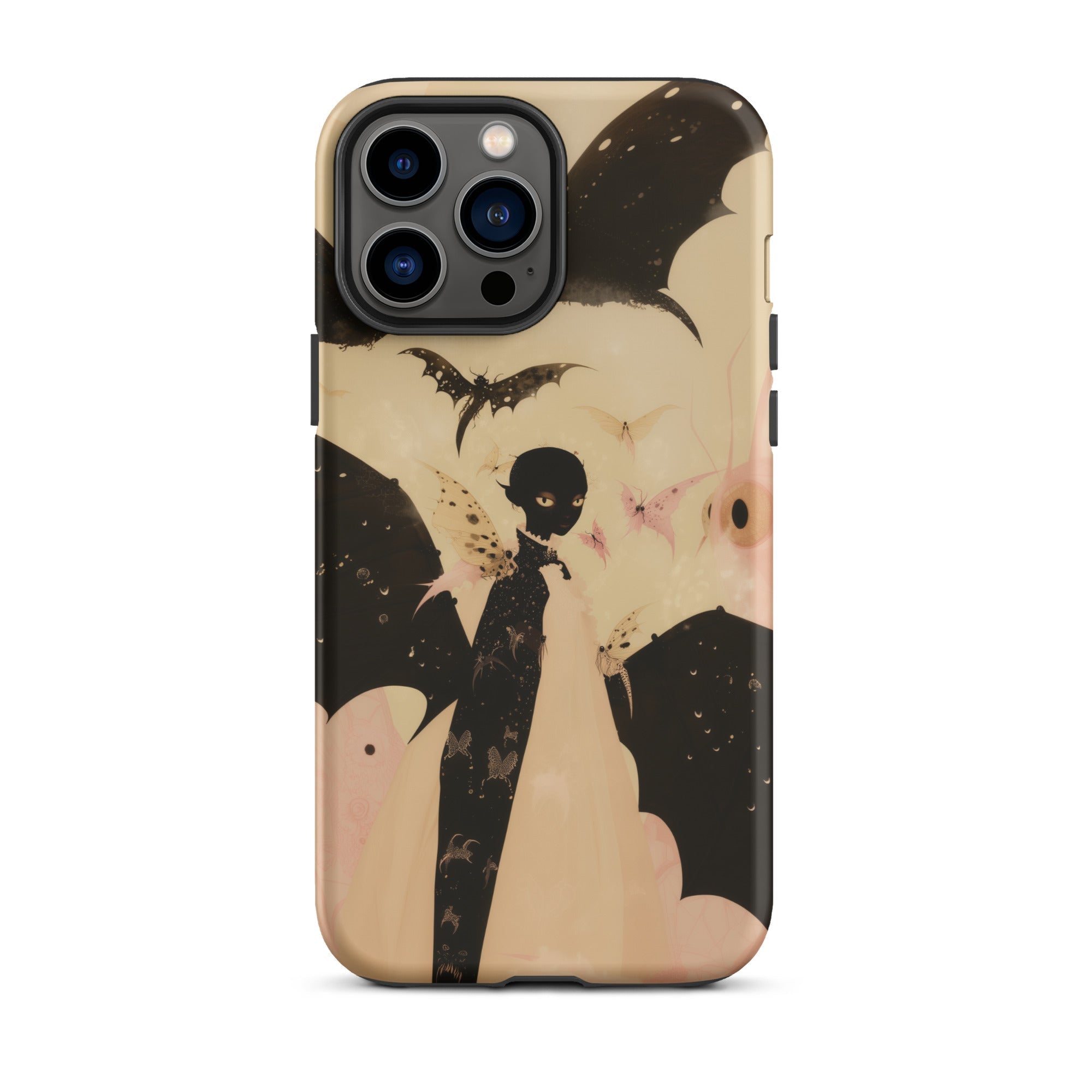 Butterfly Effect Surreal Metamorphosis Art Iphone Case, 13 Pro Max / Matte, Halloween Themed Phone Case