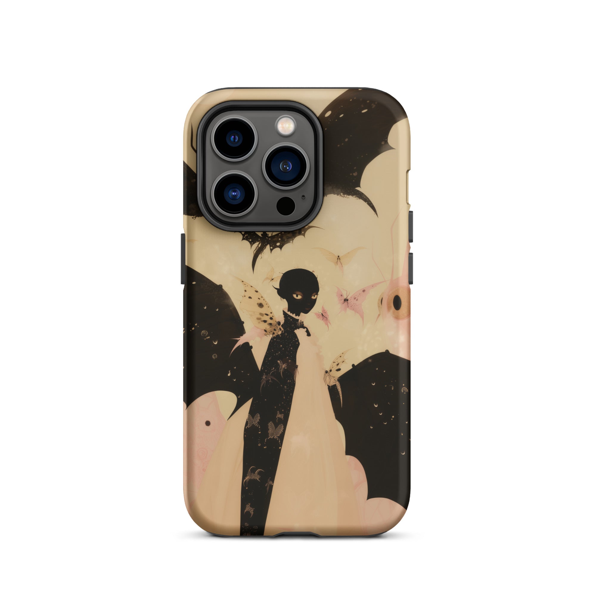 Butterfly Effect Surreal Metamorphosis Art Iphone Case, 14 Pro / Matte, Halloween Themed Phone Case