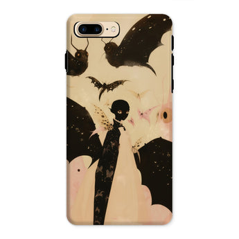Butterfly Effect - Surreal Metamorphosis Art Phone Case Iphone 8 Plus / Matte Phone Case Bat-themed Artwork Twilight Dream Draped,