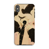 Butterfly Effect - Surreal Metamorphosis Art Phone Case Iphone Xs Max / Matte Halloween-themed Phone Case Twilight Dream Draped,