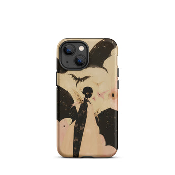 Butterfly Effect - Surreal Metamorphosis Art Phone Case Iphone 13 Mini / Matte Phone Case Spooky Design Twilight Dream Draped,