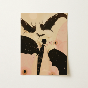Butterfly Effect - Surreal Metamorphosis Art Print / Canvas, 12x16’’ / 31x41cm / Unframed / no Border, Posters Prints & Visual Artwork,