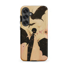 Butterfly Effect Surreal Metamorphosis Art Samsung Case, Galaxy S25 Plus / Matte, Smartphone Spooky Bat Themed Case