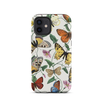 Butterfly & Moth - Paul Gervais Iphone Case, 12 / Matte, Butterfly-patterned Phone Case