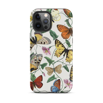 Butterfly & Moth - Paul Gervais Iphone Case, 12 Pro Max / Matte, Butterfly-patterned Phone Case