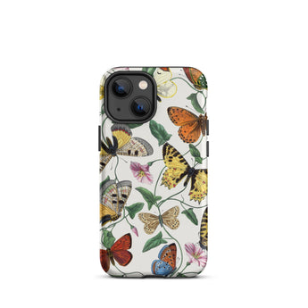 Butterfly & Moth - Paul Gervais Iphone Case, 13 Mini / Matte, Butterfly-patterned Phone Case
