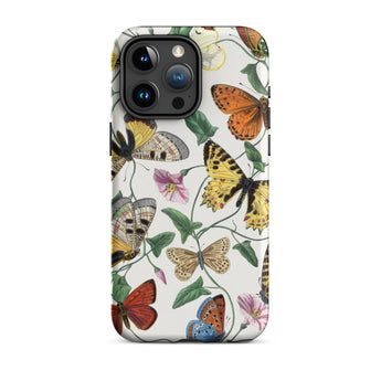 Butterfly & Moth - Paul Gervais Iphone Case, 15 Pro Max / Matte, Butterfly-patterned Phone Case
