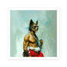 Bhediya - Gay Wolf Shaman Art Print Posters Prints & Visual Artwork