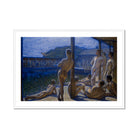 Naval Bath House - Eugene Jansson Fine Art Print, Nude Male Figures Outdoor