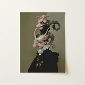 Cadmus - Gay Dragon Prince Art Print / Canvas, 12x16’’ / 31x41cm / Unframed / no Border, Posters Prints & Visual Artwork, Toby Leon