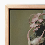 Framed Artwork Surreal Textured Illustration Insect-like Creature Pink Gay Dragon Prince, Illustrious, Face Cadmus