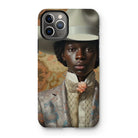 Caesar - Gay Black Cowboy Iphone Case, 11 Pro / Matte, Phone Case Portrait Young Person White Hat Floral